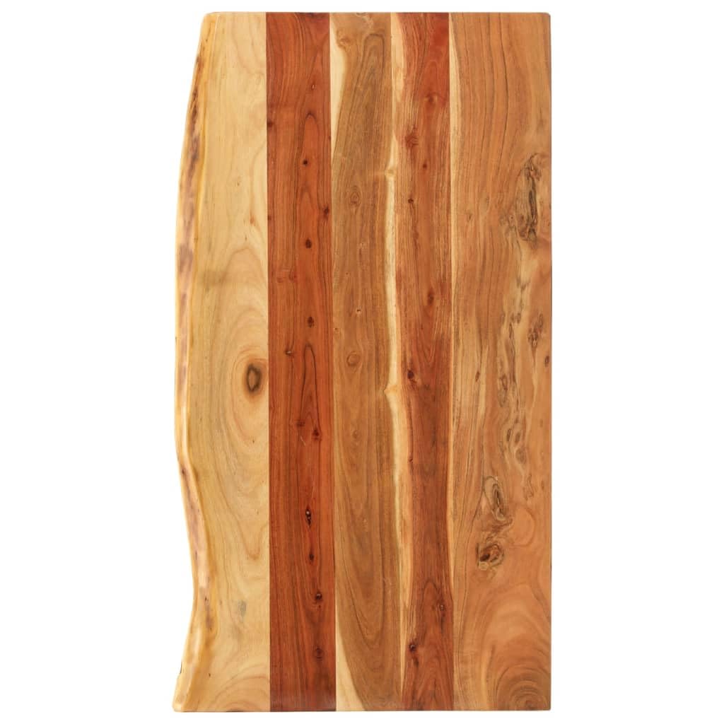 vidaXL Akazienholz Massiv Waschtischplatte Badezimmer Waschtisch Waschtischkonsole Platte Holzplatte
