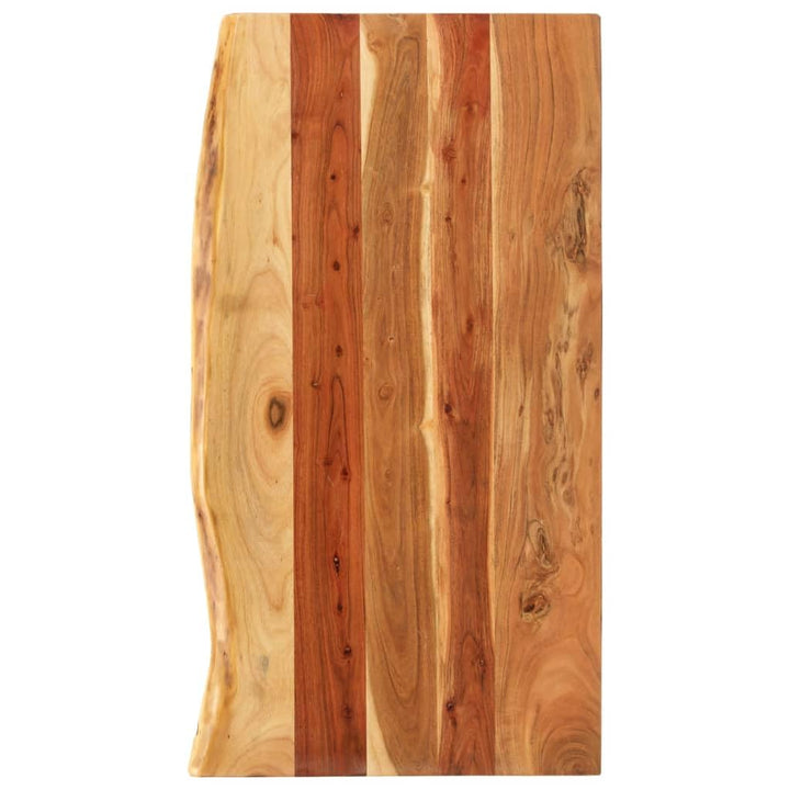 vidaXL Akazienholz Massiv Waschtischplatte Badezimmer Waschtisch Waschtischkonsole Platte Holzplatte