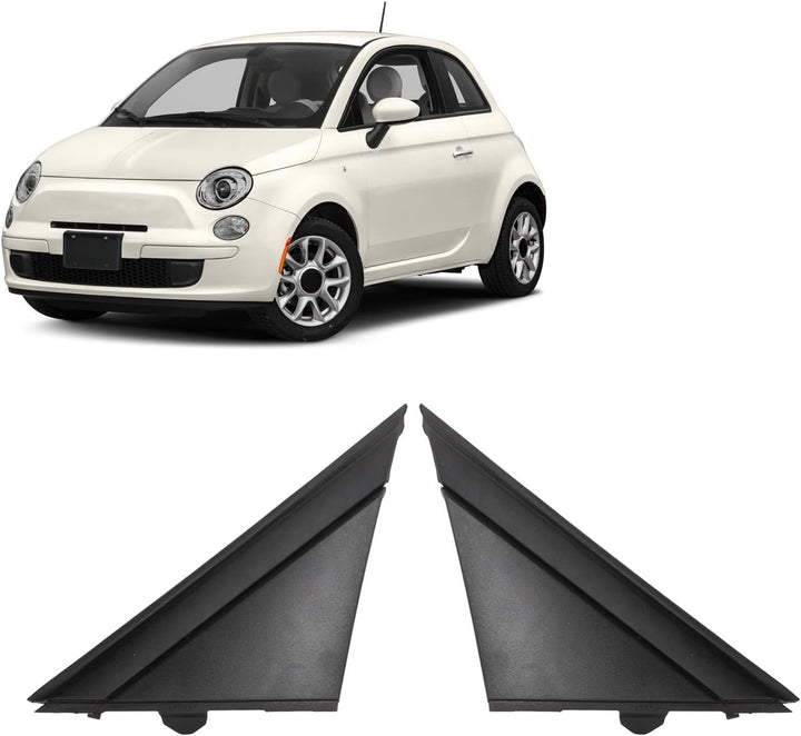 Türspiegelabdeckungsleiste für 500 2012-2017, Linke Fahrer und Rechte Beifahrerseite, Türspiegelabde
