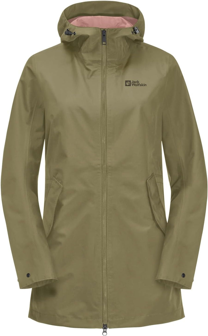 Jack Wolfskin Damen Dakar Parka Damen Parka XS bay leaf, XS bay leaf