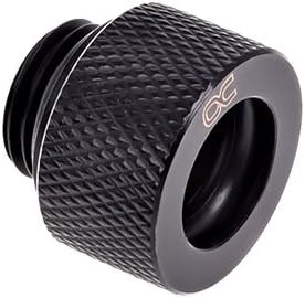 Alphacool HT 16mm HardTube Anschraubtülle G1/4 für Messingrohre - Gerändelt - Chrome 6er Pack