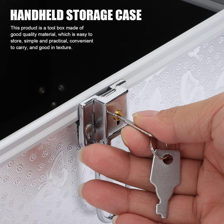 1stk Pediküre-kit Kosmetischer Zug Fall Schmuck-organizer-fach Tragbarer Werkzeugkasten Schmuck Orga