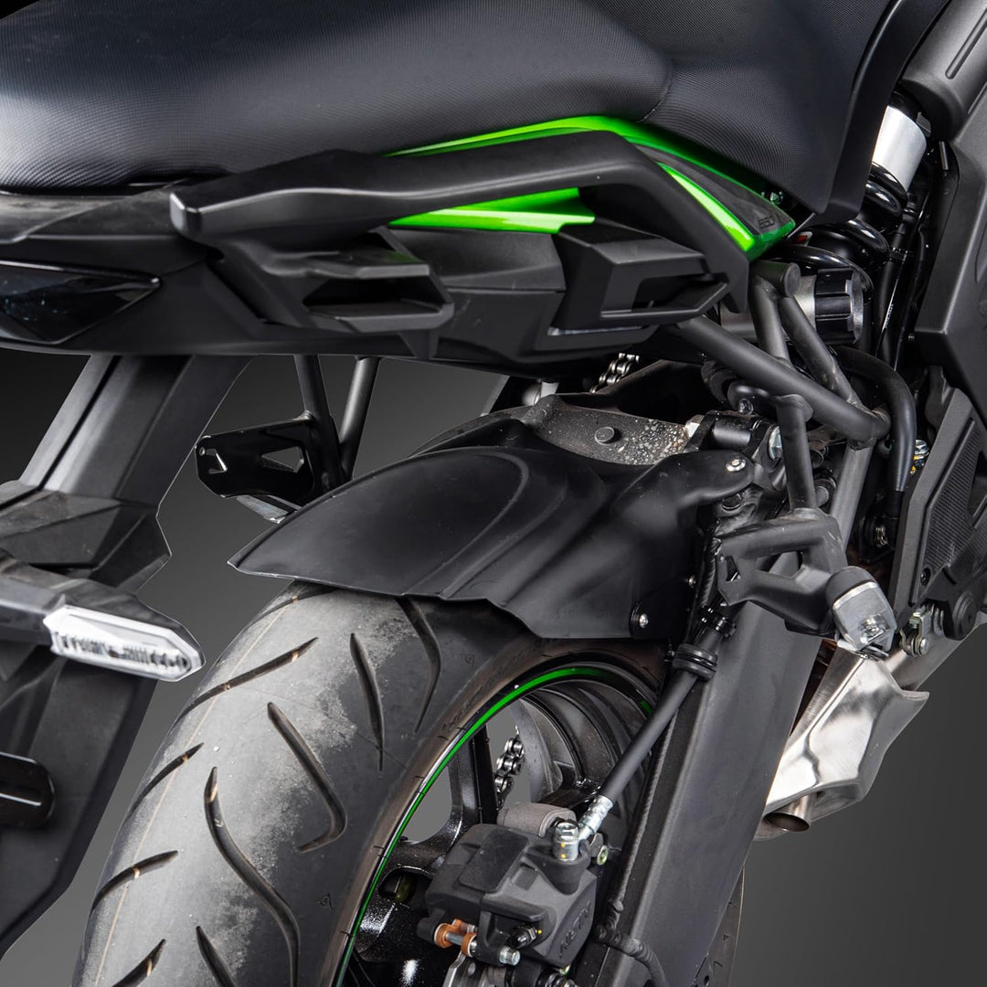TAZGANTAX Motorrad Kotflügel Schmutzfänger Schutzabdeckung Hinterradabdeckung kompatibel mit Ka-wa-s