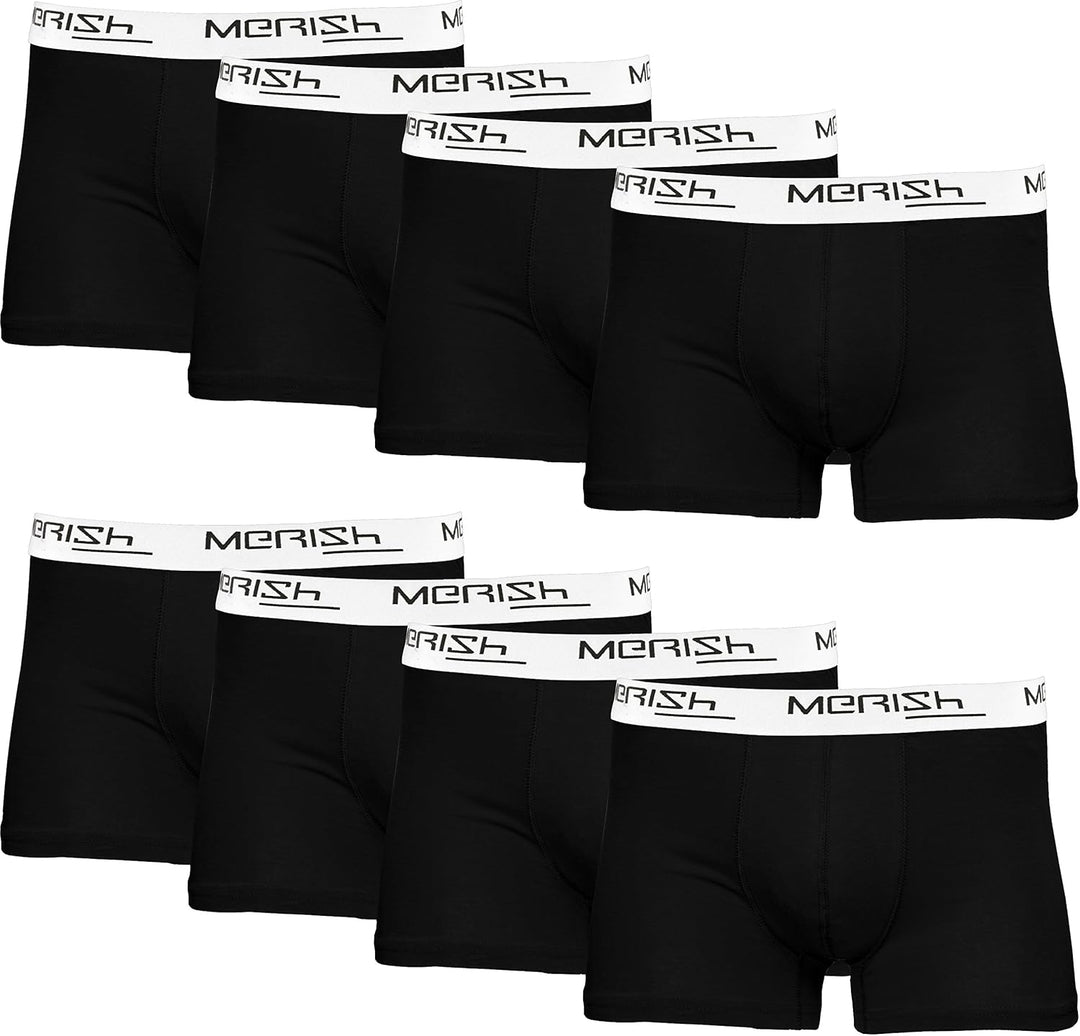 MERISH Boxershorts Herren 6-er /10-er / 15-er Pack S-5XL Unterwäsche Unterhosen Männer Men Retroshor