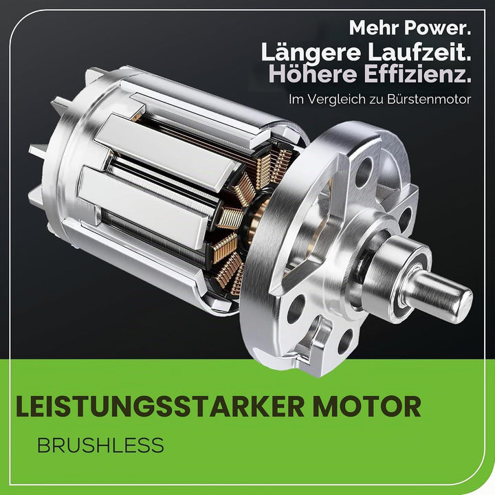 Greenworks 24V bürstenloser Akku-Bohrhammer, Schlagenergie 1,2 Joule, SDS-Plus, nur Werkzeug Nur Wer
