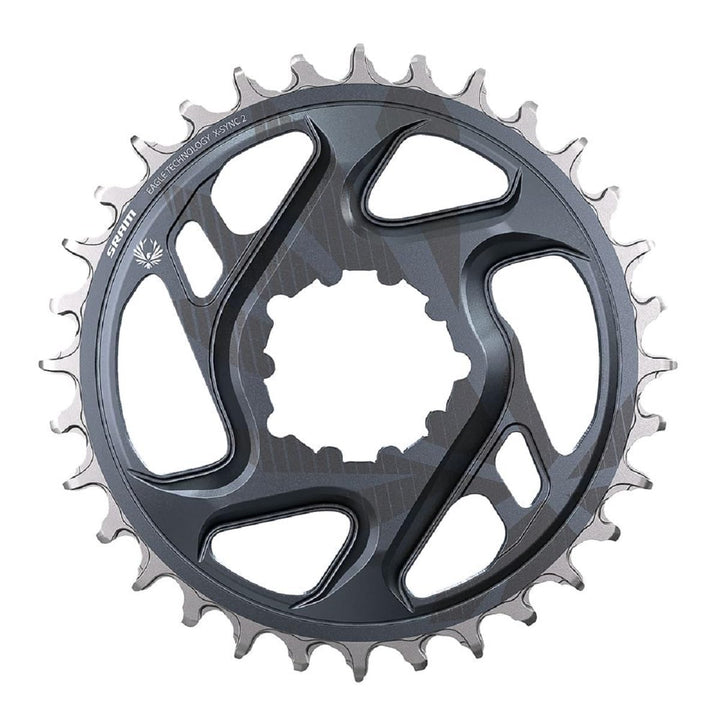SRAM X-Sync 2 Eagle Kaltgeschmiedetes Kettenblatt Grau 30Z, Grau 30Z