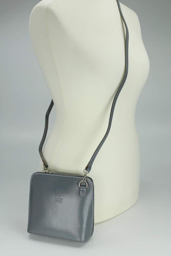 Belli italienische Ledertasche Damen Umhängetasche klein Handtasche Schultertasche Abendtasche in gr