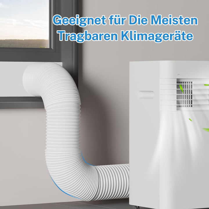 Hon&amp;Guan Tragbare Klimaanlage Schlauch 150mm Bis zu 2m Länge, klima Abluftschlauch Abluftrohr Gegen