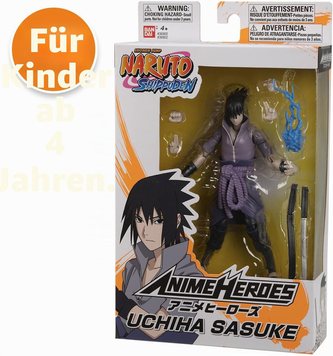 Anime Heroes – Naruto Shippuden – Anime Heroes Figur 17 cm – Sasuke Uchiwa – 36902, Sasuke