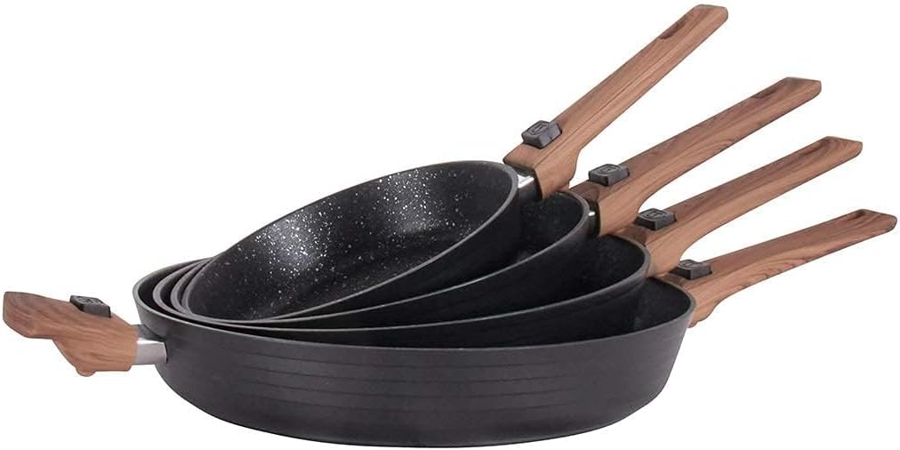 Durandal Légende Bratpfanne 32 cm – Beschichtete Aluguss Pfanne mit abnehmbarem Griff – Ofenfeste Pf