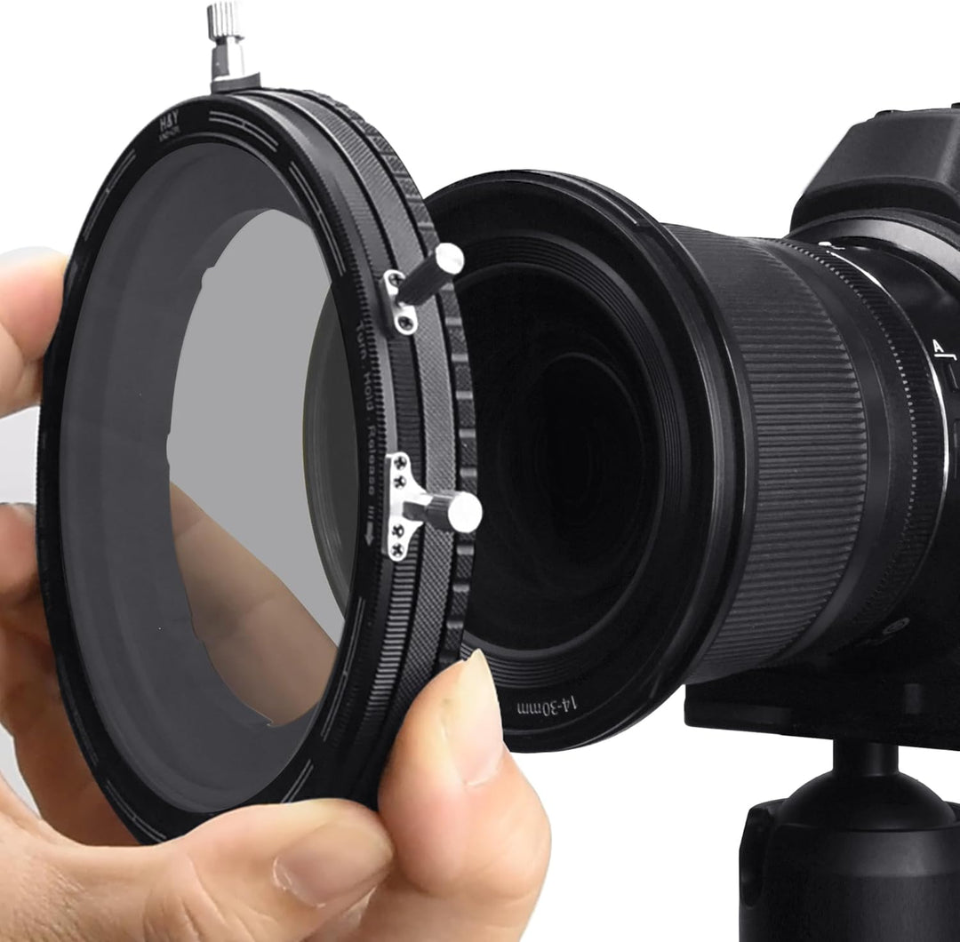 H&Y Variabler ND-Filter, PL Filter, 67-82mm, REVORING Variable, ND3-1000+CPL MarkII, Nivellierung, v