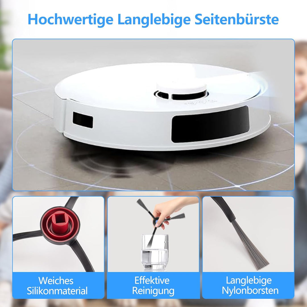21 Stück Zubehör für Ecovacs Deebot N20 Pro Plus / N20 Plus / N20 Saugroboter, 6 Wischpad 2 Hauptbür