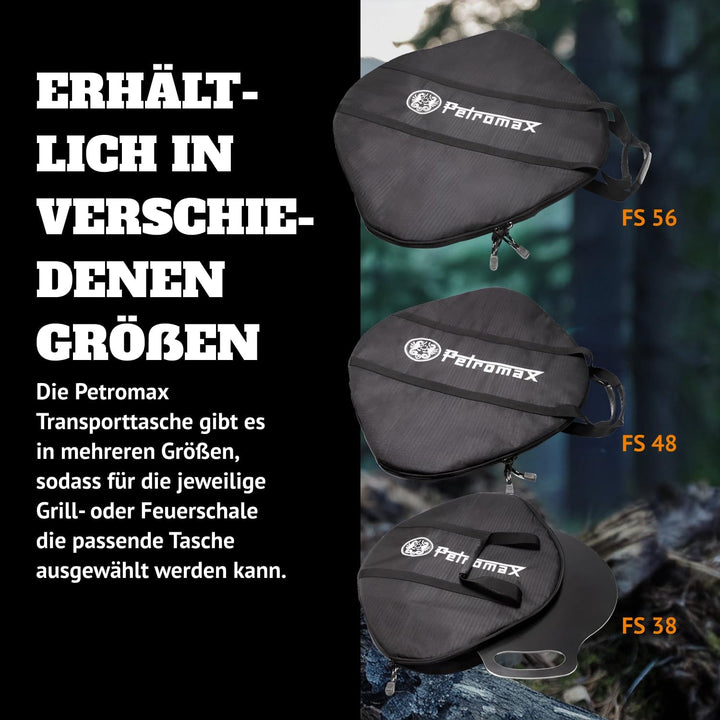 Petromax Transporttasche für Grill- und Feuerschale, in verschiedenen Grössen Tasche passend FS 48,