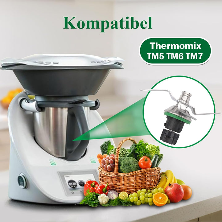 Messer für Vorwerk Thermomix TM5 und Thermomix TM6 /TM7- Edelstahlmesser für Thermоmix Messer TM5 TM