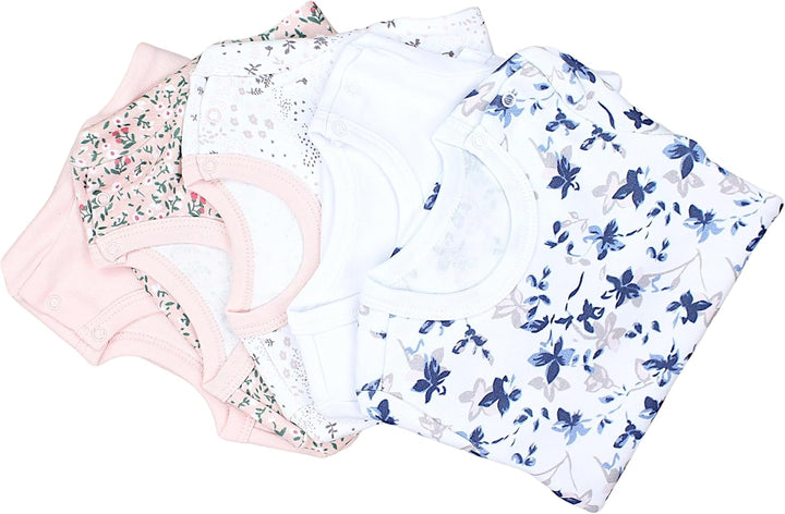 TupTam Baby Body Langarm Mädchen – 5er Pack Unifarbene Body Baby aus Baumwolle – OEKO-TEX zertifizie