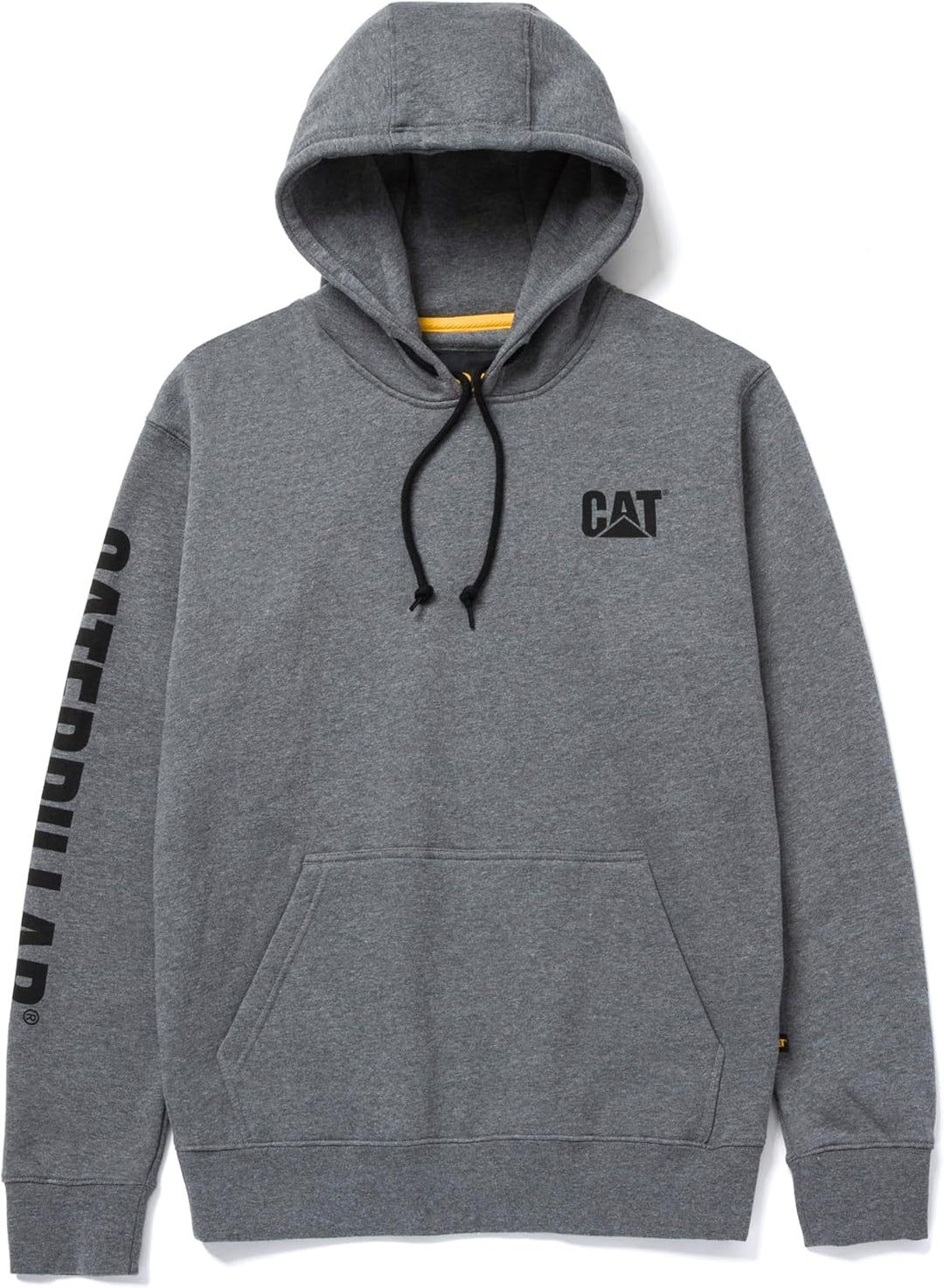 Caterpillar Herren Trademark Banner Kapuzen-Sweatshirt Kapuzenpullover S Dunkelgrau (Dark Heather Gr