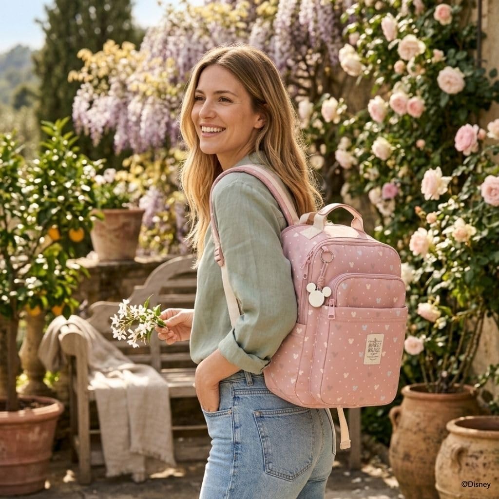Disney Joumma Luma Mickey Nude Wanderrucksack 27x32x13 cm Polyester 11.2L Spazierrucksack Luma, Spaz