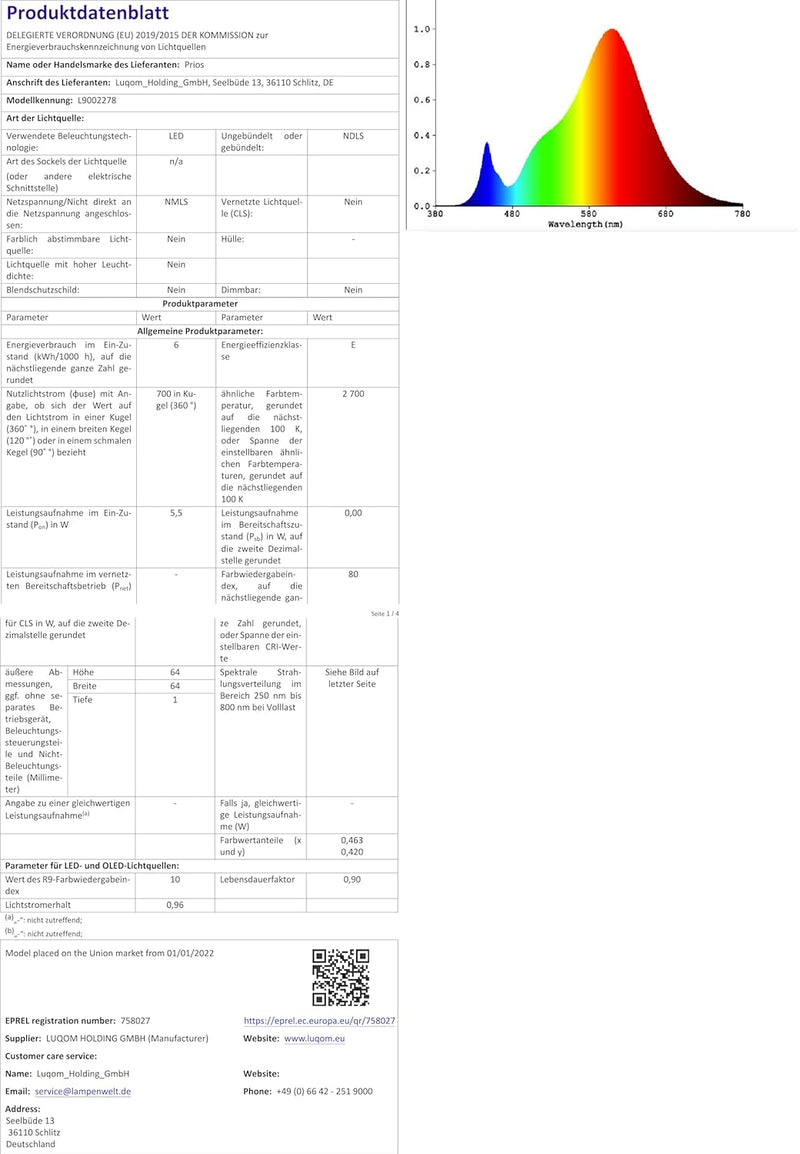 Lucande LED Aussenleuchte &