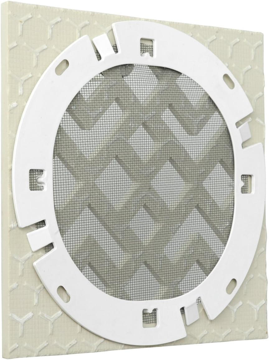 Die Belüftung cergmsbix Lüftungsgitter aus Keramik Steinzeug, Weiss, 200 x 200 mm Bianco 200x200 mm