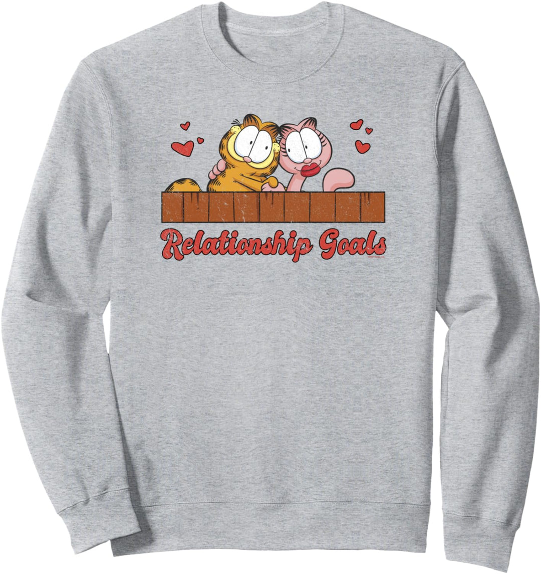 Garfield Valentinstag Garfield Arlene Relationship Goals Sweatshirt