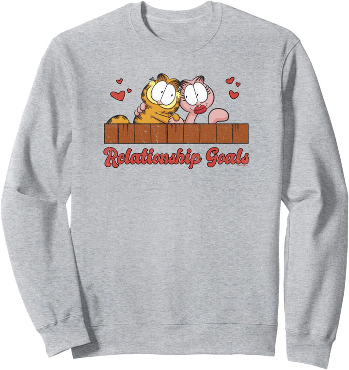 Garfield Valentinstag Garfield Arlene Relationship Goals Sweatshirt