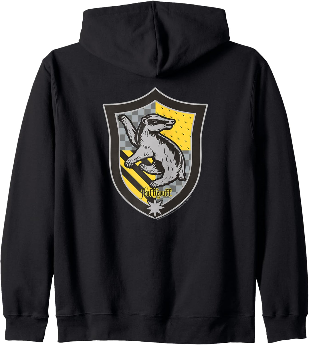 Harry Potter Hufflepuff Shield Crest Kapuzenjacke