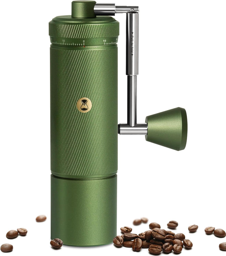 Manuelle Kaffeemühle S3 TIMEMORE, Numerisch Einstellbare Feinheit, Klappgriff, Upgrade Integriertes