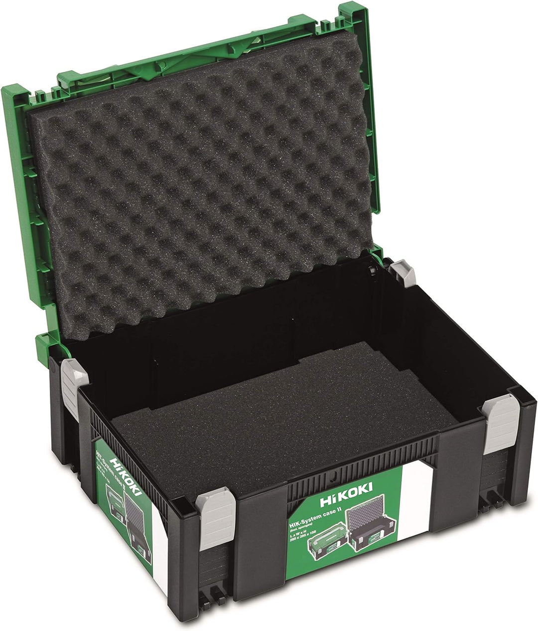 Hikoki 402539 Transportkoffer HSC II, Kunststoff, Grün Schwarz, 295x395x158 mm