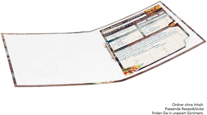 PRICARO Rezeptordner mit Rezeptblock "Farmhouse", A4