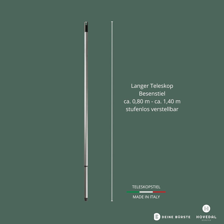 Wasserschieber 50 cm mit Stiel – Bodenabzieher Wasserabzieher Gummiabzieher - Wasser Abzieher Schieb