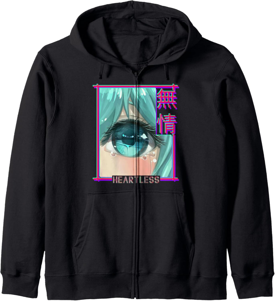 Sad Anime Girl Heartless - Japanisches süsses Geschenk Kapuzenjacke