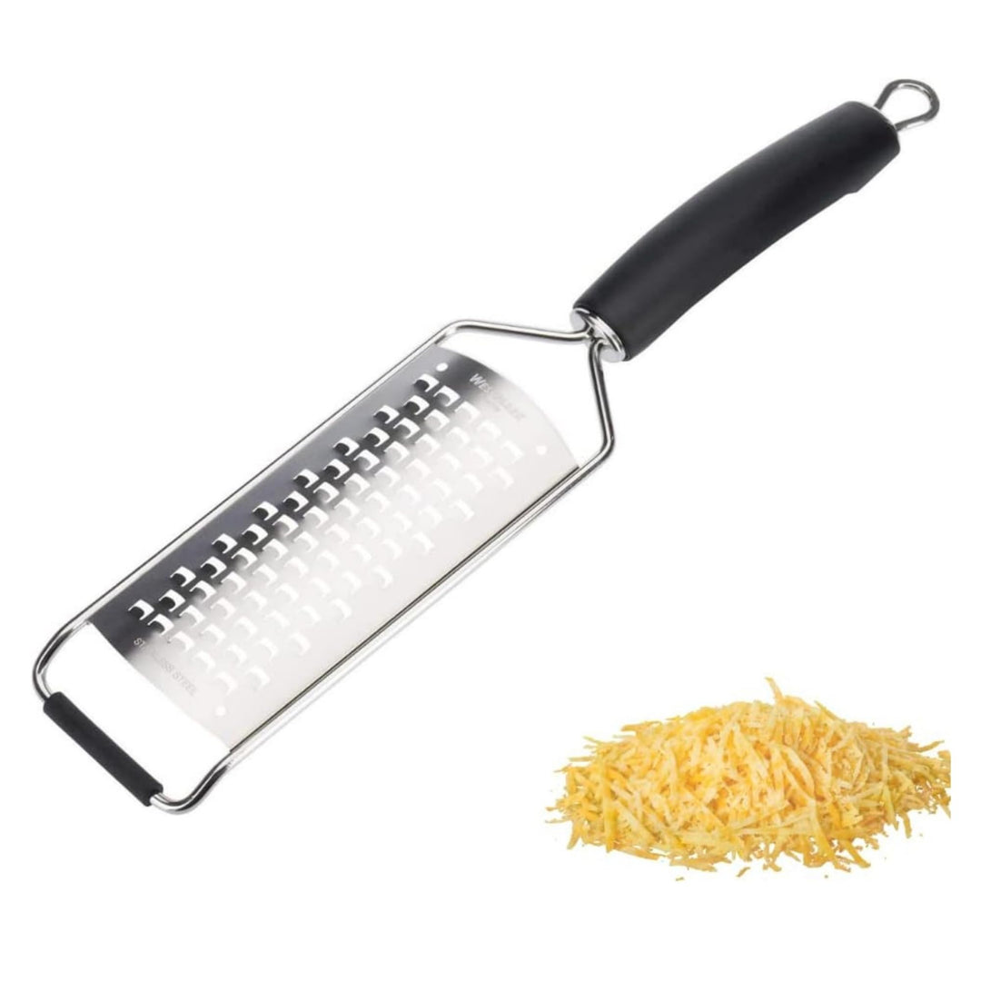 Westmark Käsereibe grob - 100% rostfreier Edelstahl - Reibe für Käse, hartes Obst, Kartoffeln &amp; Gemü