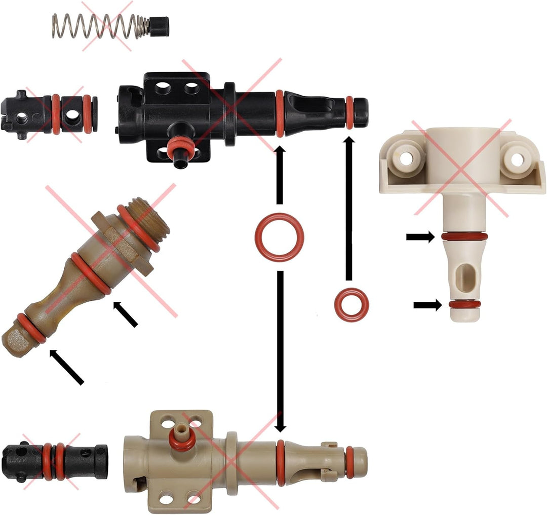 Dichtung Wartungssatz O-Ringe kompatibel mit Philips Saeco Spidem Gaggia RI SM HD EP SUP zu Brühgrup