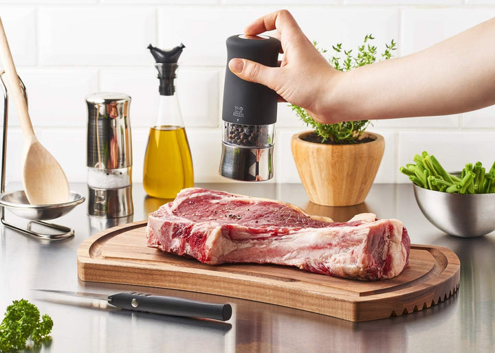 Peugeot Salzmühle 20cm ER mt/S Fidji Salzmühle Matt Schwarz, Salzmühle Matt Schwarz