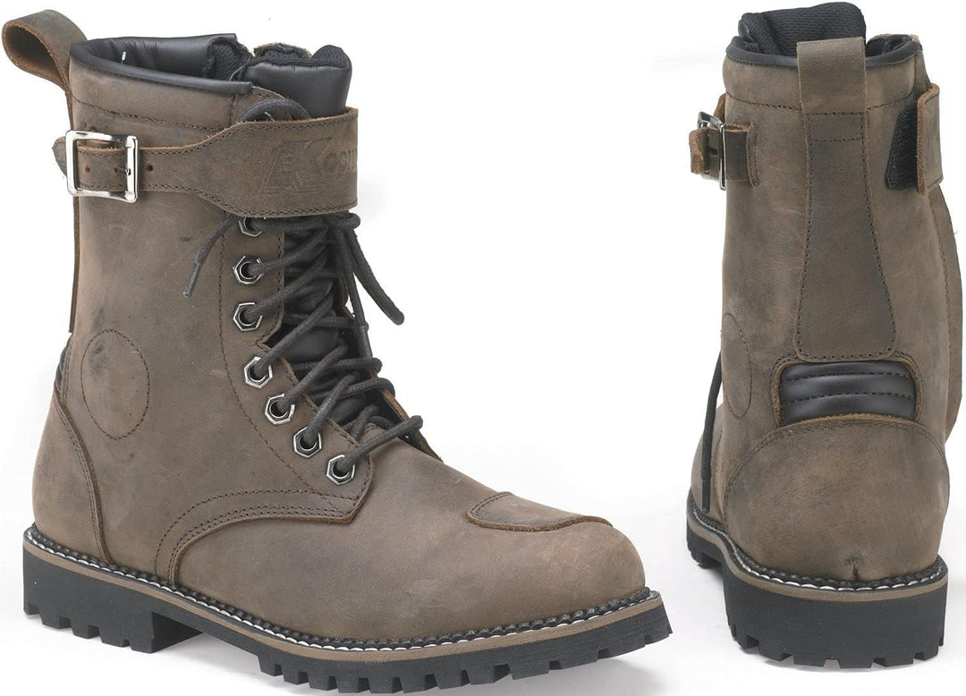 Kochmann Rider wasserdichte Motorradstiefel (Brown,44) 44 EU Braun, 44 EU Braun