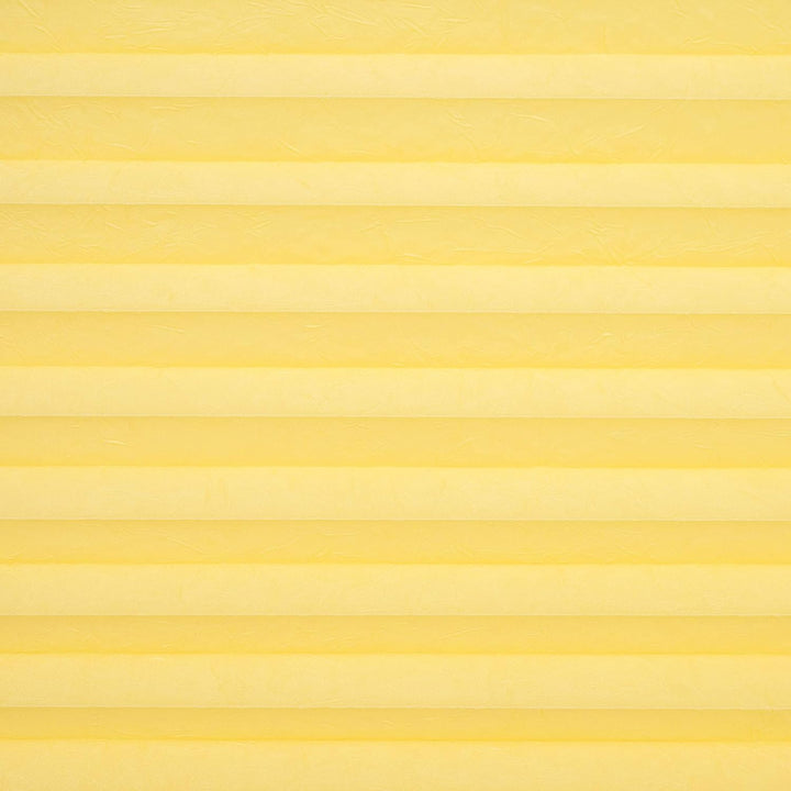 Liedeco® Plissee verspannt mit Klemmträger / 75 x 150 cm Lemon Yellow (gelb) (Breite x Höhe) / licht