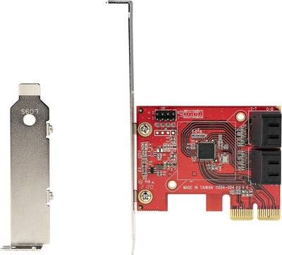 StarTech.com PCIe SATA Controller Karte - 4 Port SATA 3 Erweiterungskarte/Kontroller - 6Gbit/s - Ful