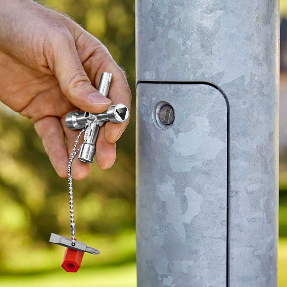 Knipex Schaltschrankschlüssel für gängige Schränke und Absperrsysteme 76 mm 00 11 03