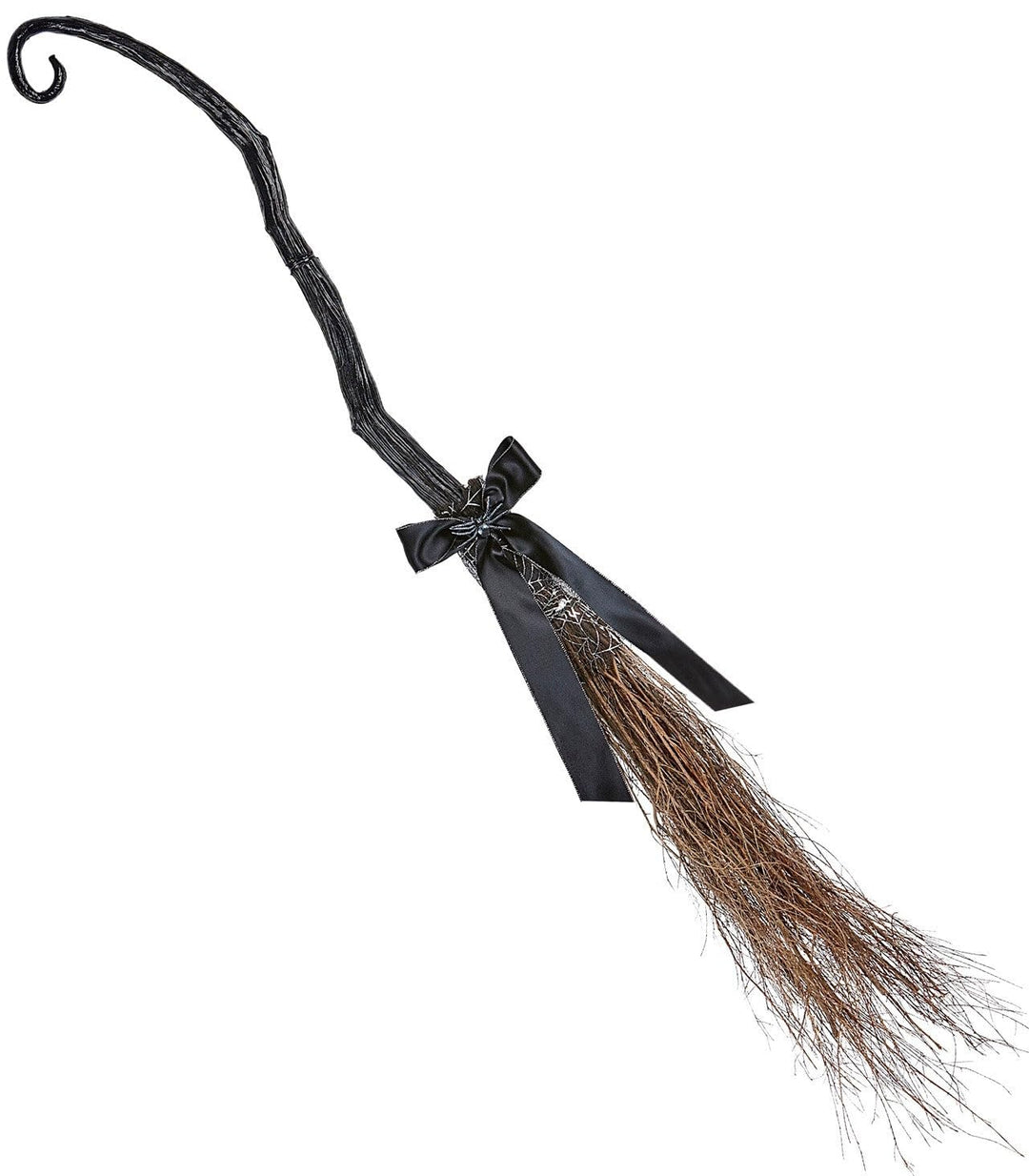 W WIDMANN MILANO Party Fashion 10990 - Hexenbesen zerlegbar, ca. 95 cm, Hexen Zubehör, Halloween, Ka