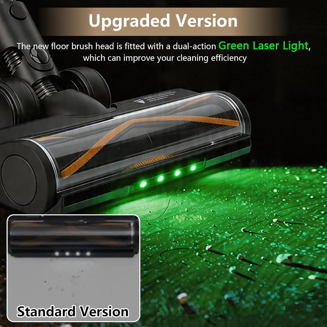 Laser Bürste für Dreame R20/R30/T20/T30/V20/R10 Pro/T20 Pro/V20 Pro | Bodendüse mit 4 LED-Laserleuch