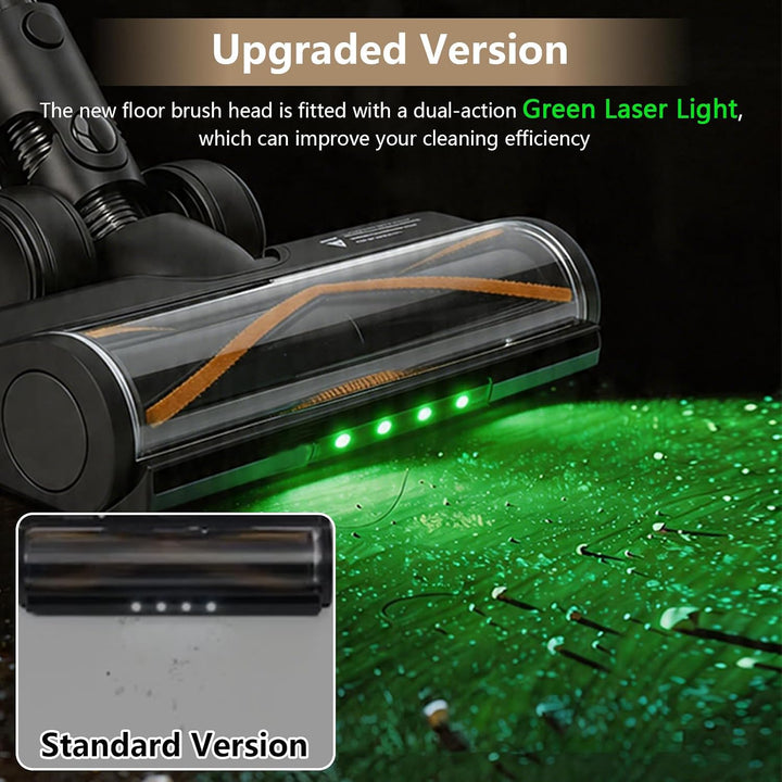 Laser Bürste für Dreame R20/R30/T20/T30/V20/R10 Pro/T20 Pro/V20 Pro | Bodendüse mit 4 LED-Laserleuch