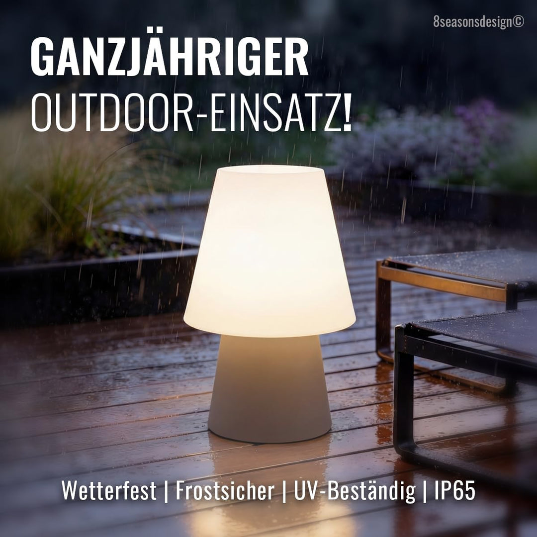 Light Life Leuchtobjekt Lampe "Taupe" 60 cm (LED) Indoor & Outdoor