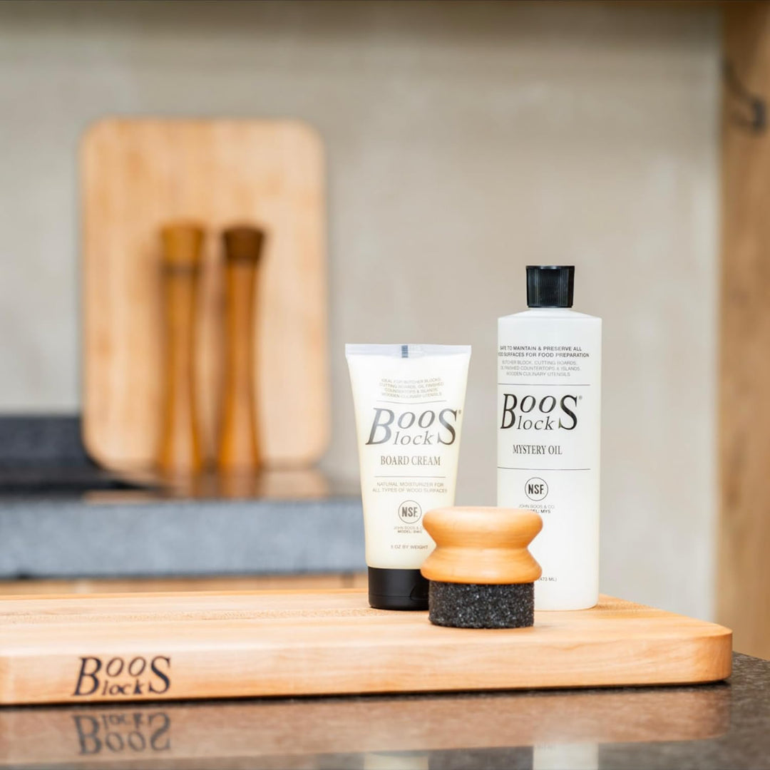 Boos Block Board Cream - 148 ML - Schneidebrett Wachs - Holzwachs Lebensmittelecht - Beeswax Für Hol