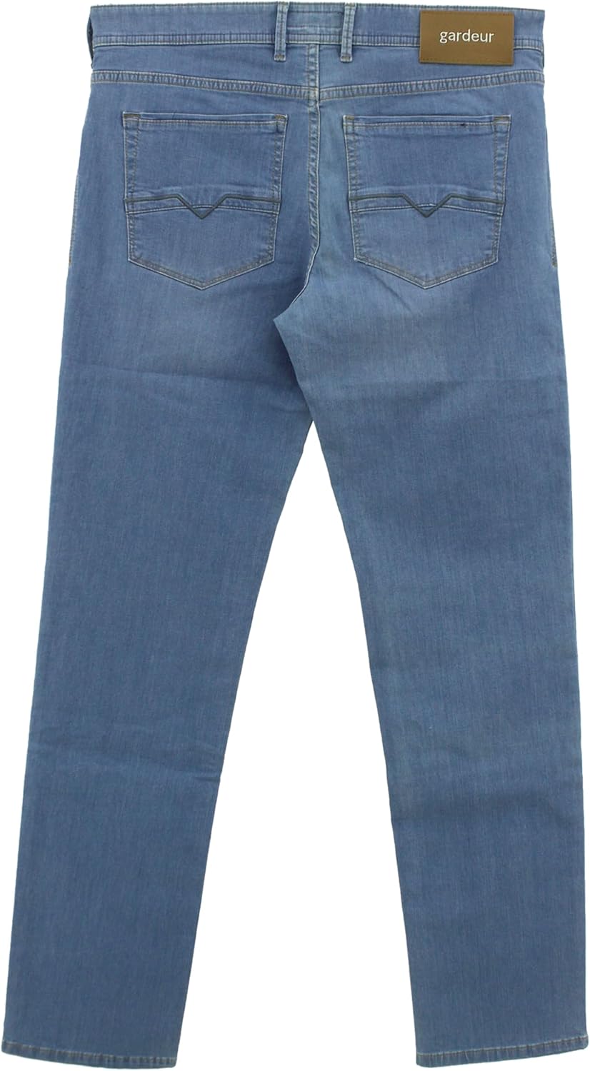 Atelier GARDEUR Herren Batu Move Lite Straight Jeans 32W / 32L Blau (Blau 165), 32W / 32L Blau (Blau