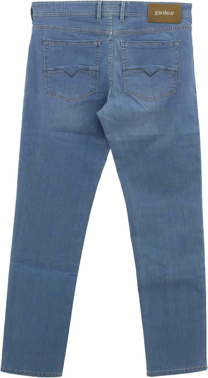 Atelier GARDEUR Herren Batu Move Lite Straight Jeans 32W / 32L Blau (Blau 165), 32W / 32L Blau (Blau