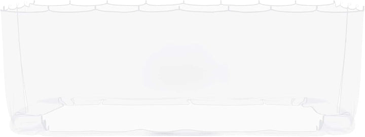 Gecheer Moskitonetz für Pavillon, 220 Mesh Polyester, Reissverschluss, Klettband, 6x3x2 m, Weiss, fü