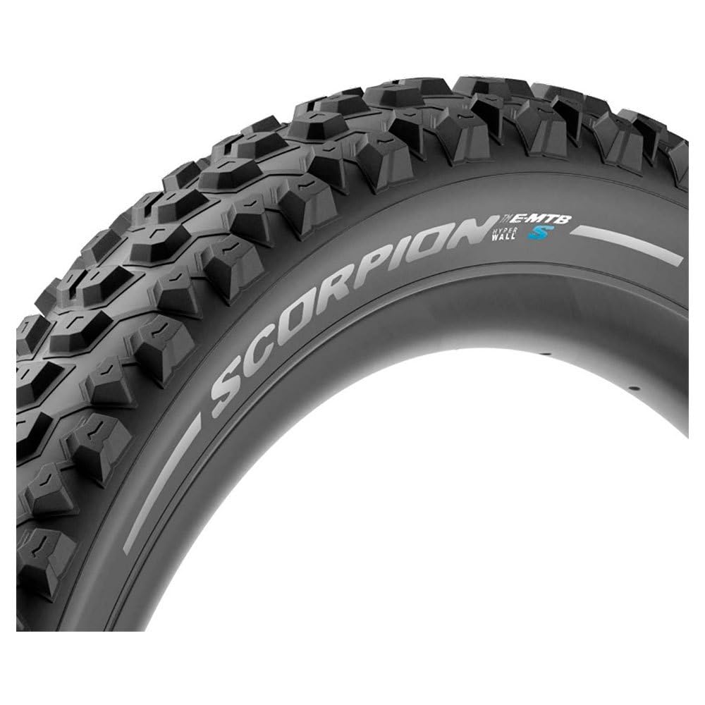 Pirelli Unisex – Erwachsene Scorpion E-MTB S Reifen, Black, 27.5 x 2.6