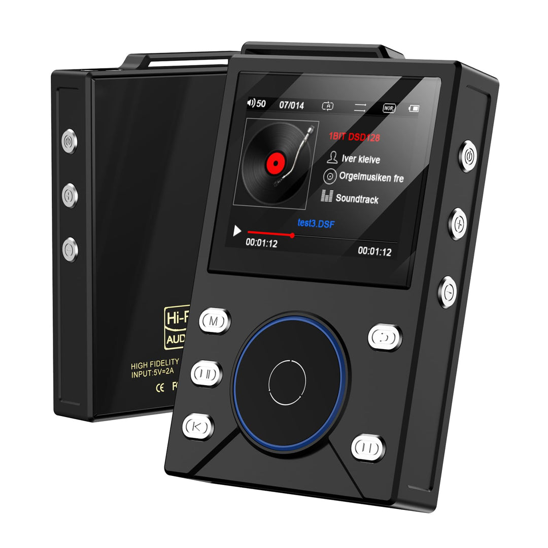 Gueray 16GB HiFi MP3 Player mit Bluetooth 5.3 Verlustfreier High-Resolution Digital Audio Music Play