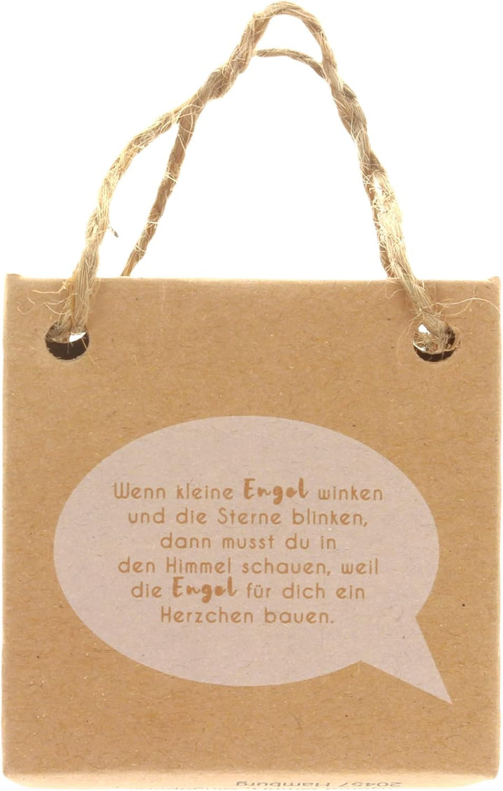 MIK funshopping Schutzengel in Tüte 2-Fach Sortiert, 24er Display, Glücksbringer (pastellrosa-Pastel