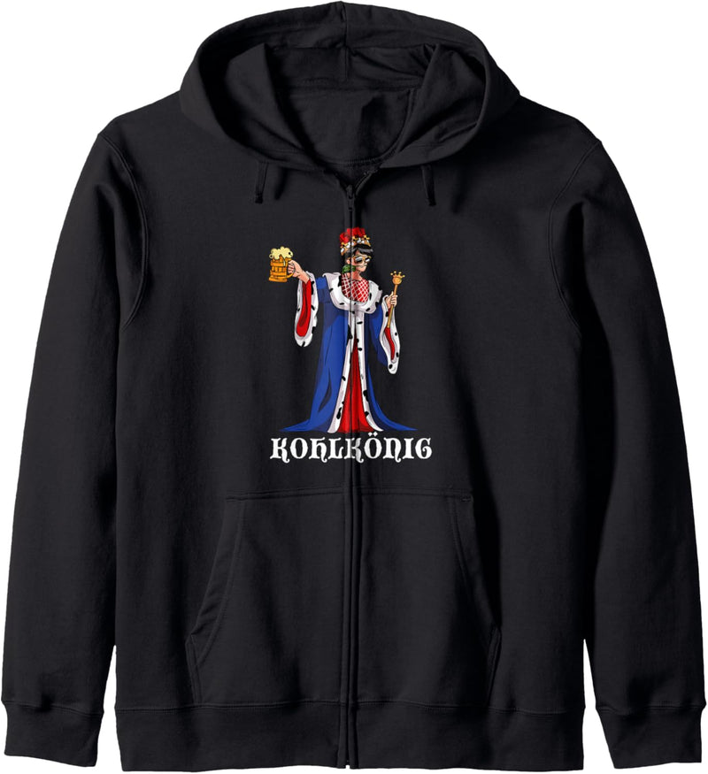 Kohlkönig Grünkohl Kohltour Bollerwagen Kohlfahrt Lustiges Kapuzenjacke